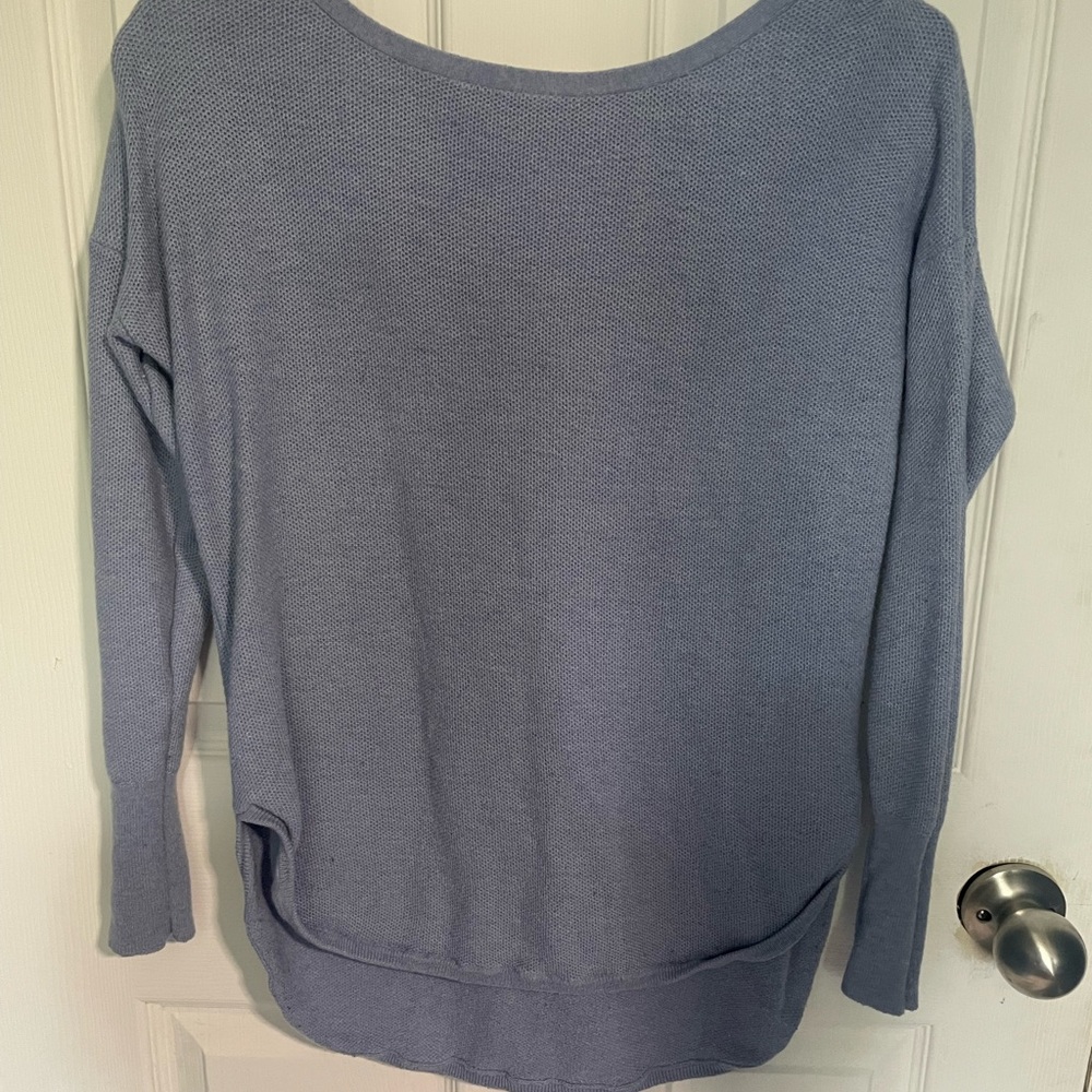 Banana Republic Blue Crew Neck Sweater Lightweight Knit